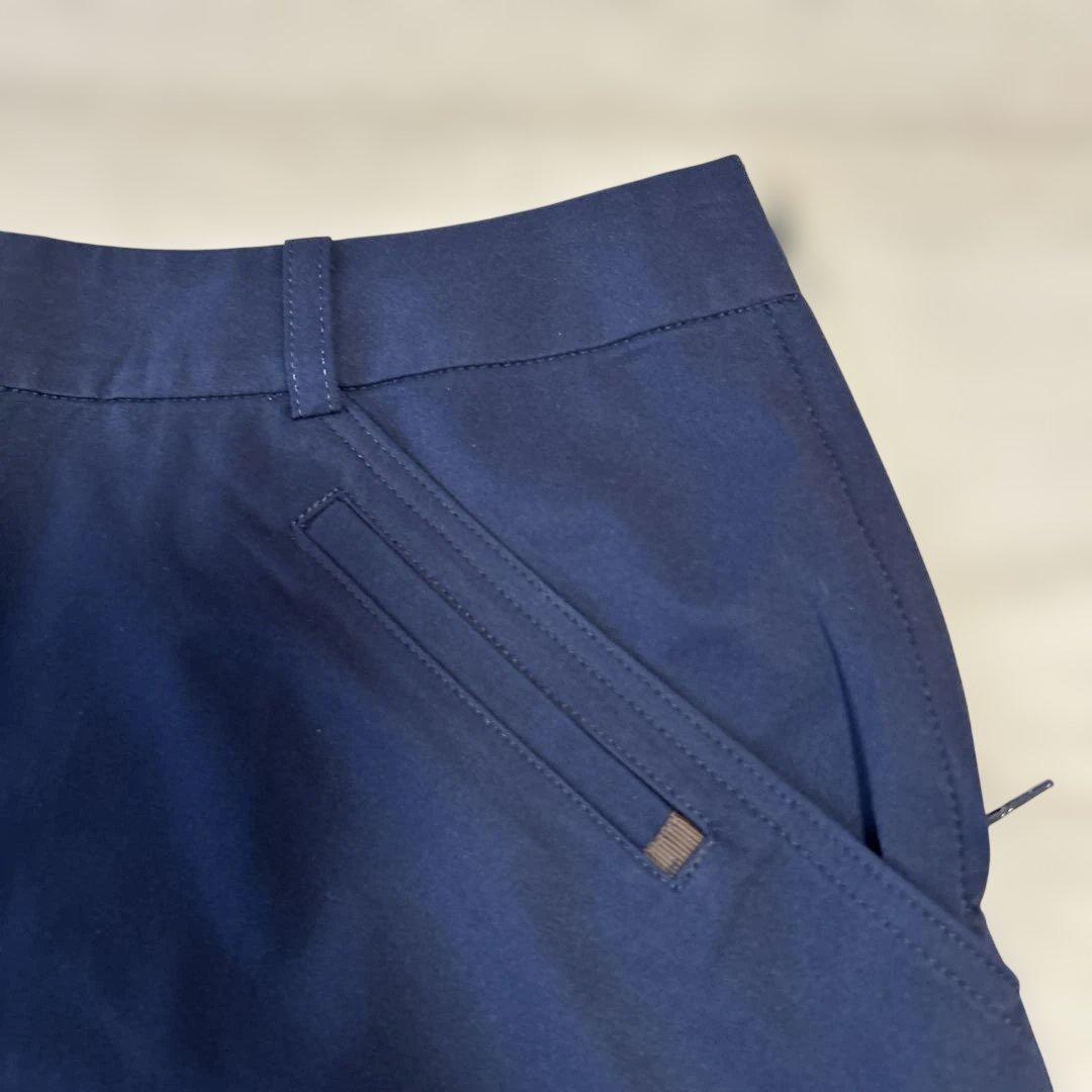 LANVIN SPORT 吸汗速乾 ストレッチ スカート ネイビー