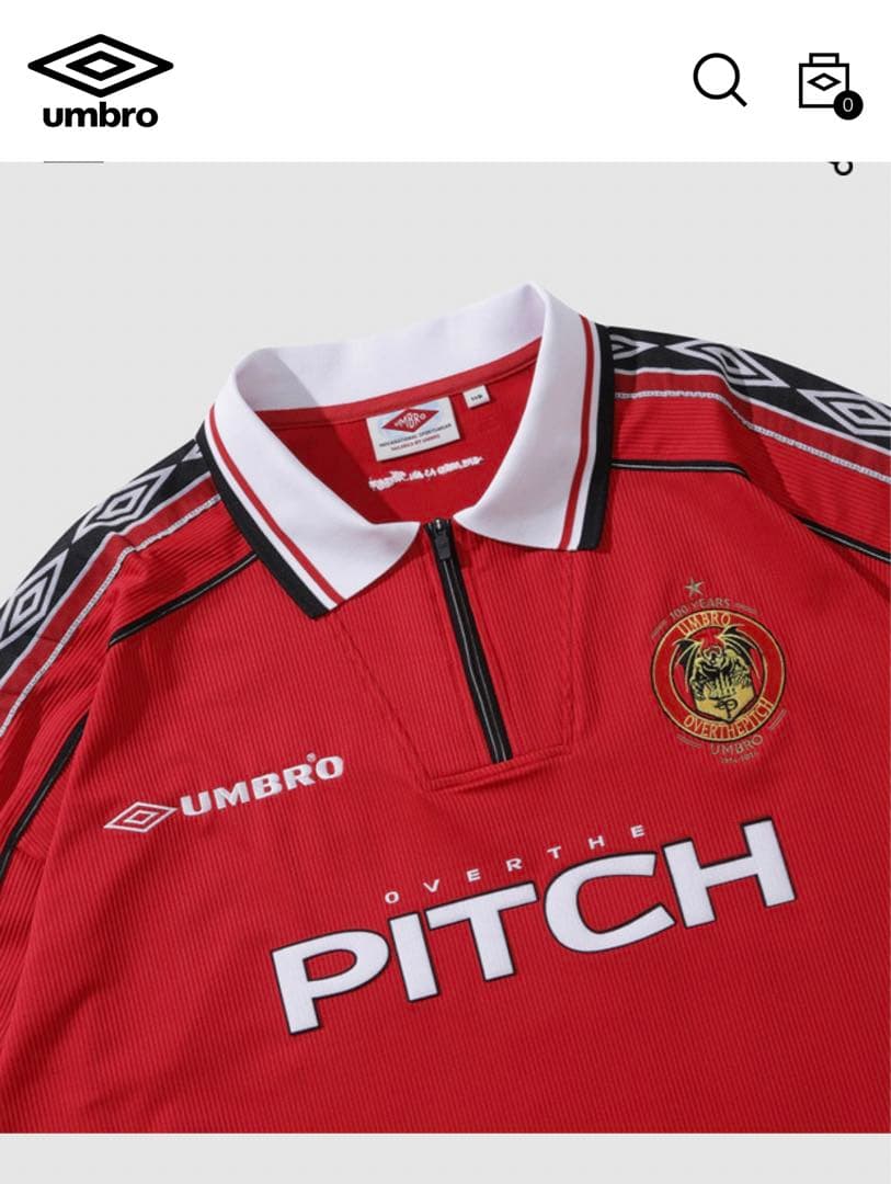 UMBRO フットボールゲームシャツ レア品