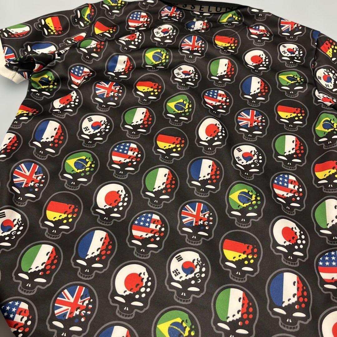ラッセルノ　ゴルフポロシャツ　サイズ6 総柄