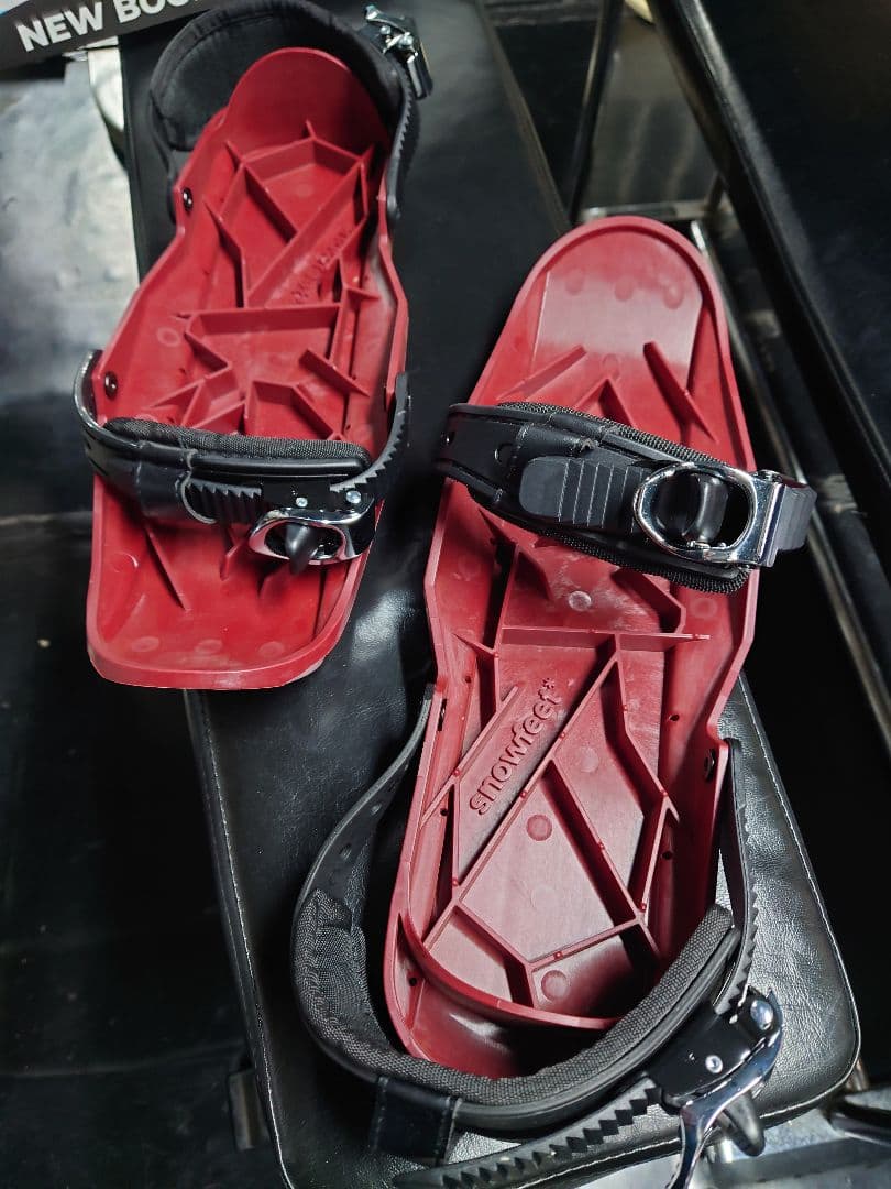 feet スノーフィート スノーアクティビティ ミニスキー　ショート　赤