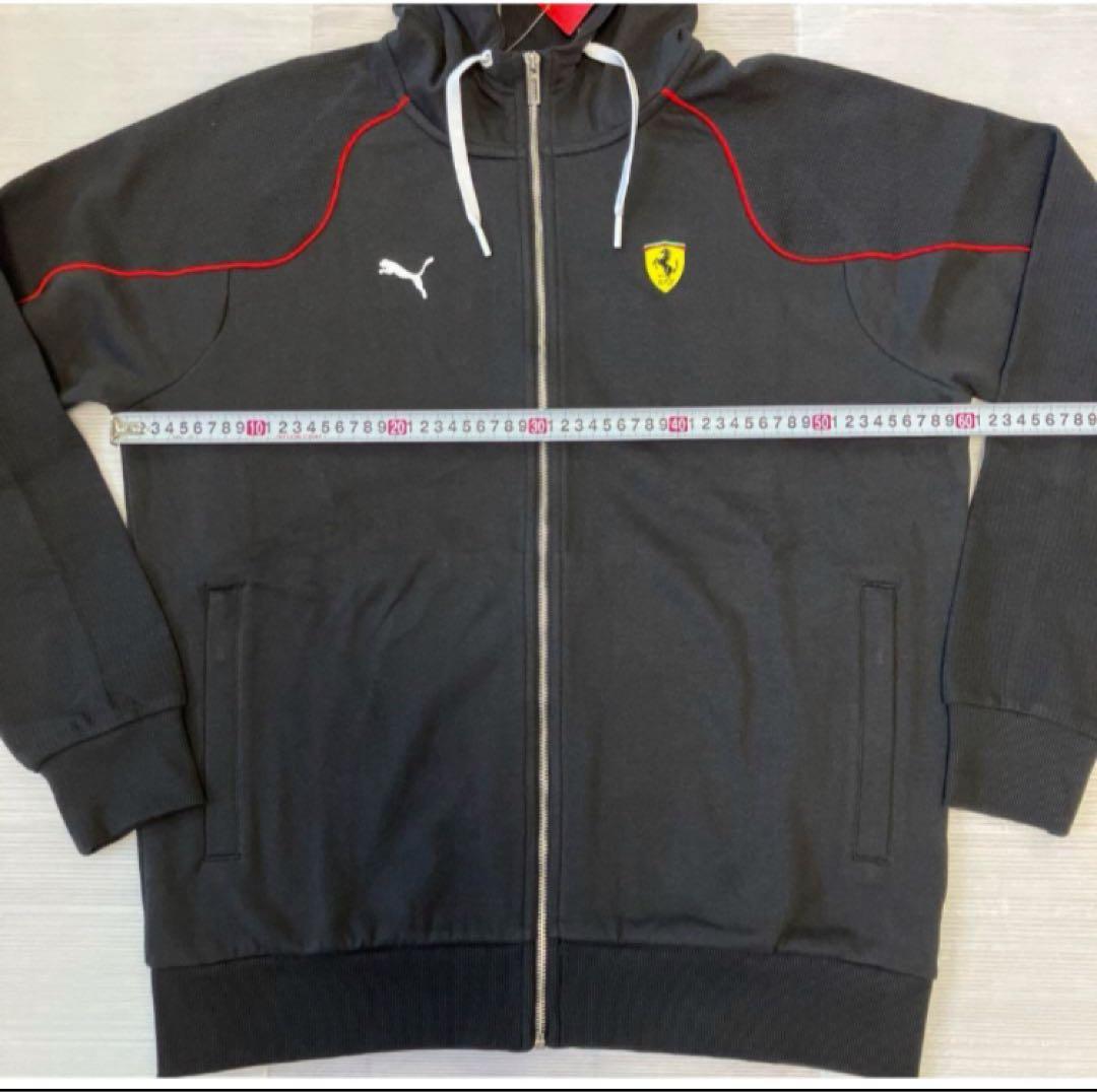 送料無料 新品 PUMA×FERRARI セットアップXL(USサイズL) 黒赤