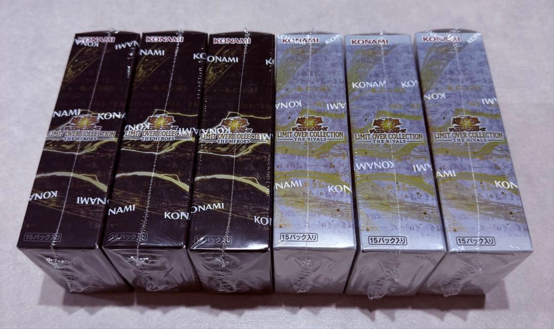 遊戯王 リミットオーバーコレクション box シュリンク付き 未開封 6Box