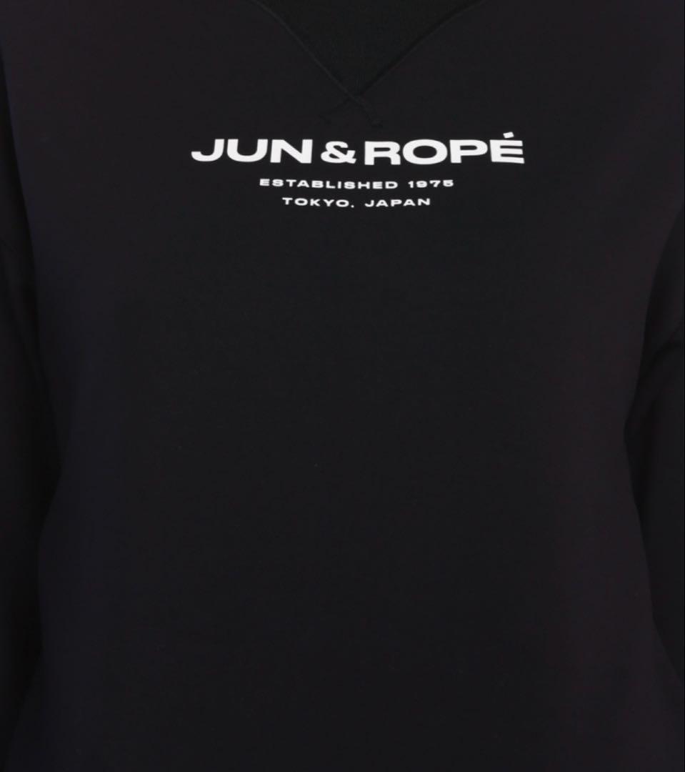 新品タグ付き　JUN&ROPE プレイド柄PLAYロゴ　プルオーバー　黒　M