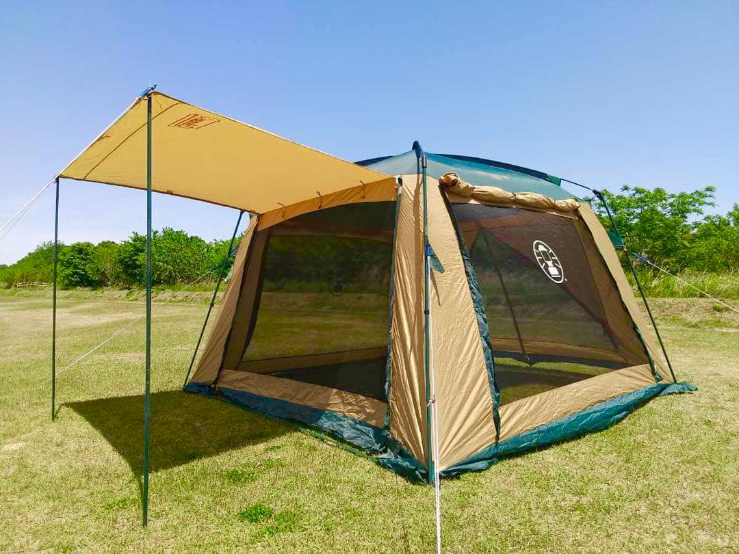 『極美品』コールマンテント スクリーンキャノピータープ300 ☆広々タープ☆