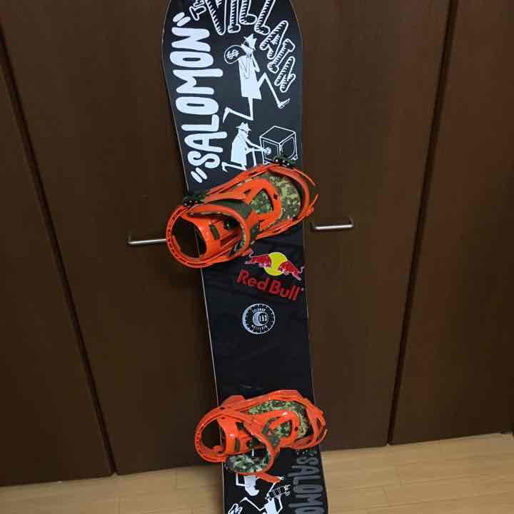 SALOMON スノーボード 板、バインセット