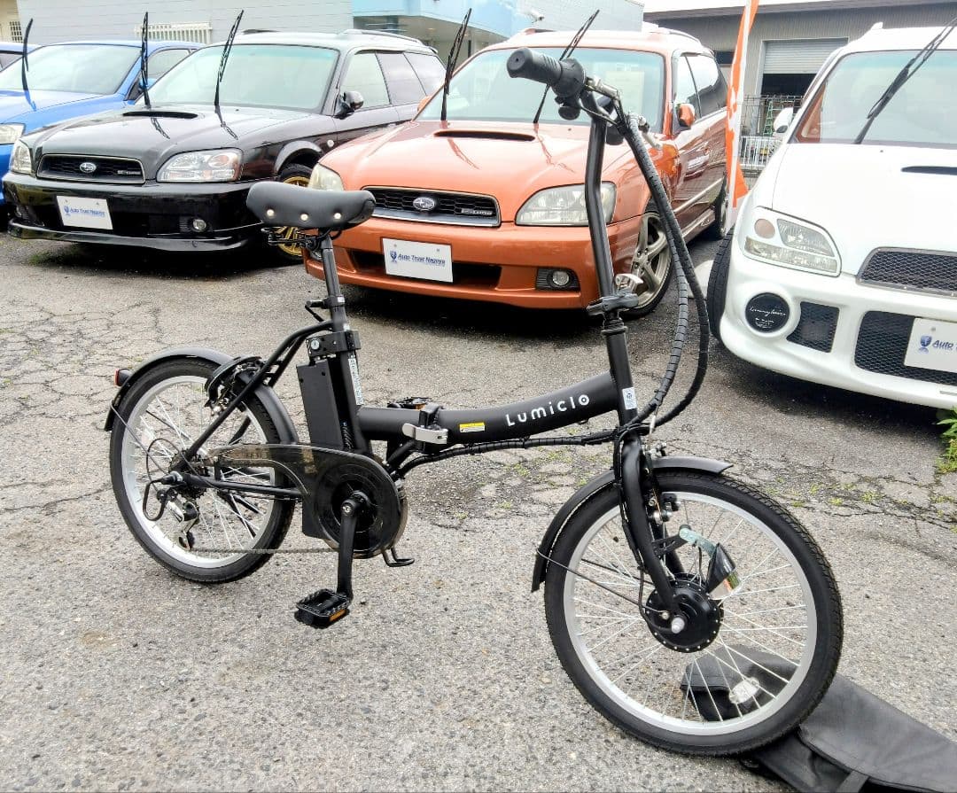☆Su様☆ルミクロ 折り畳み電動アシスト自転車 １年保証 k358☆