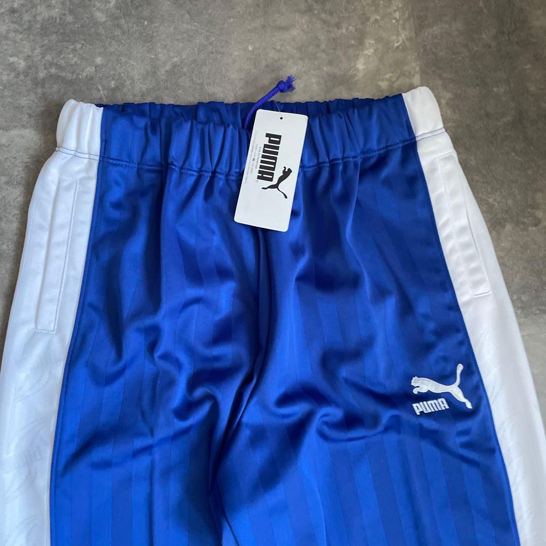 90s オールドプーマ　PUMA ジャージパンツ XLサイズ 白青