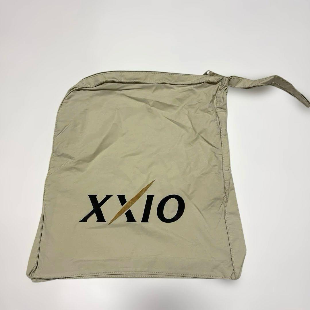 タグ付き未使用　XXIO ゴルフ用レインウェア　ベージュX黒　サイズXL