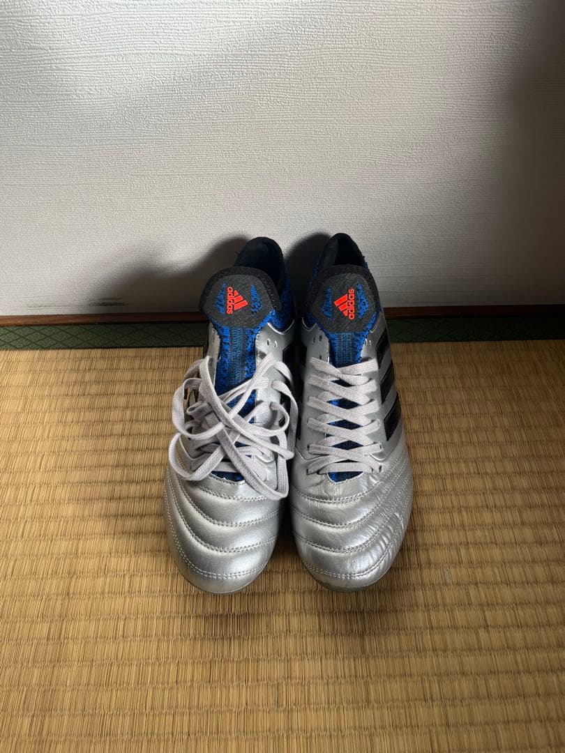 adidas Copa シルバー/ブルー スパイク