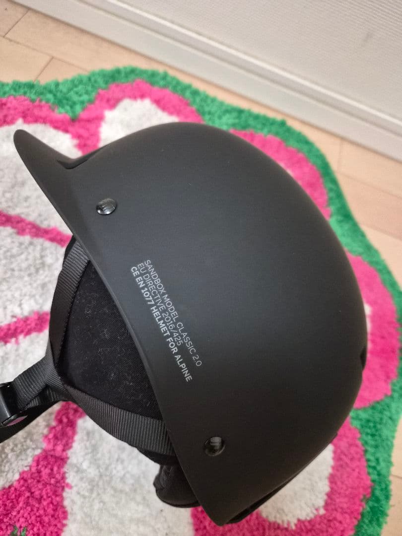 サンドボックス マットブラックヘルメット