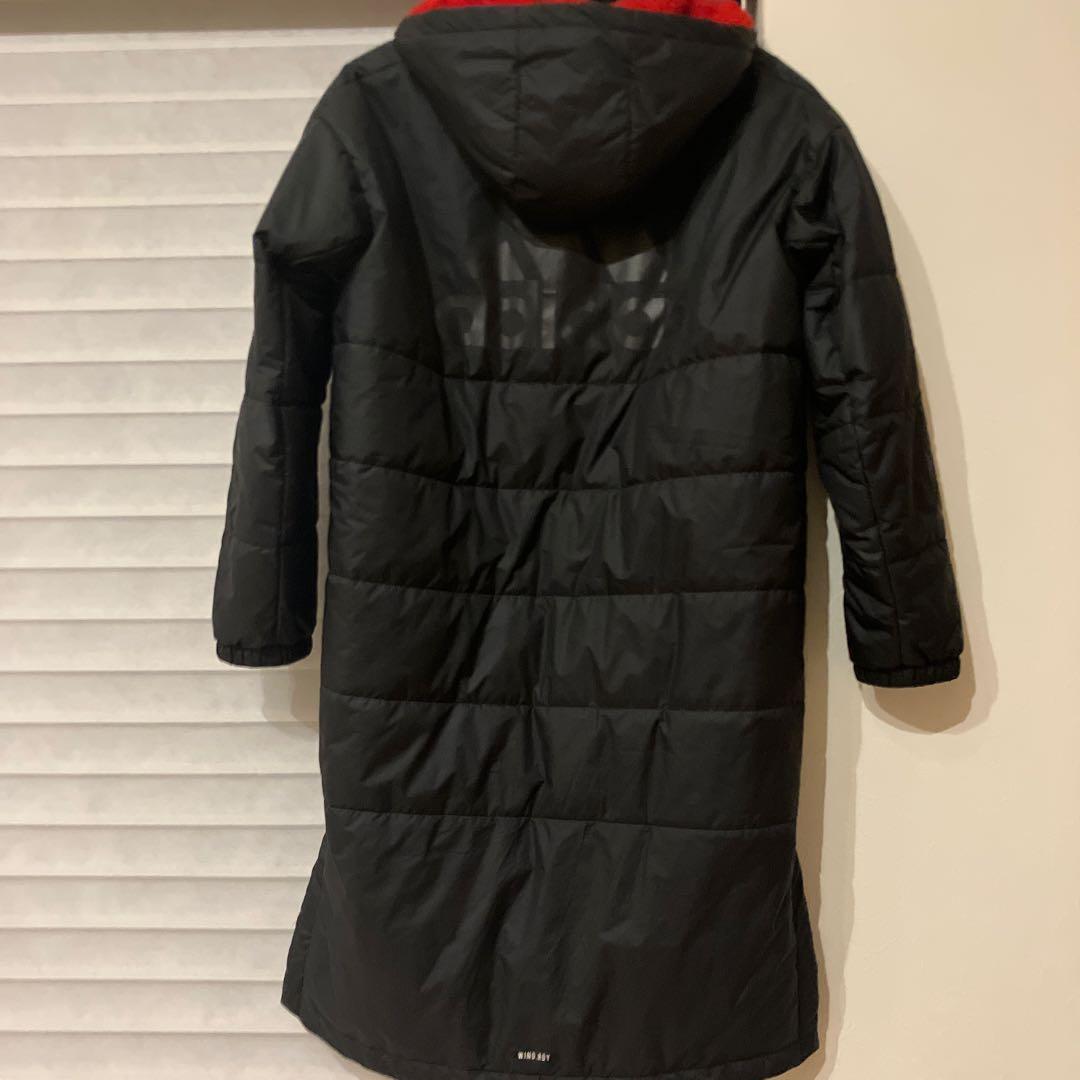 【美品】adidas アディダス　ベンチコート　160センチ　アウター　サッカー