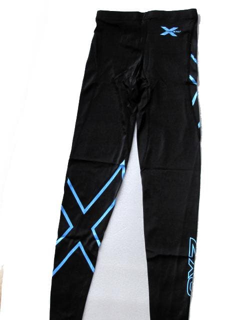 2XU メンズ ランニングパンツ コンプレッション L ブラック/ブルー