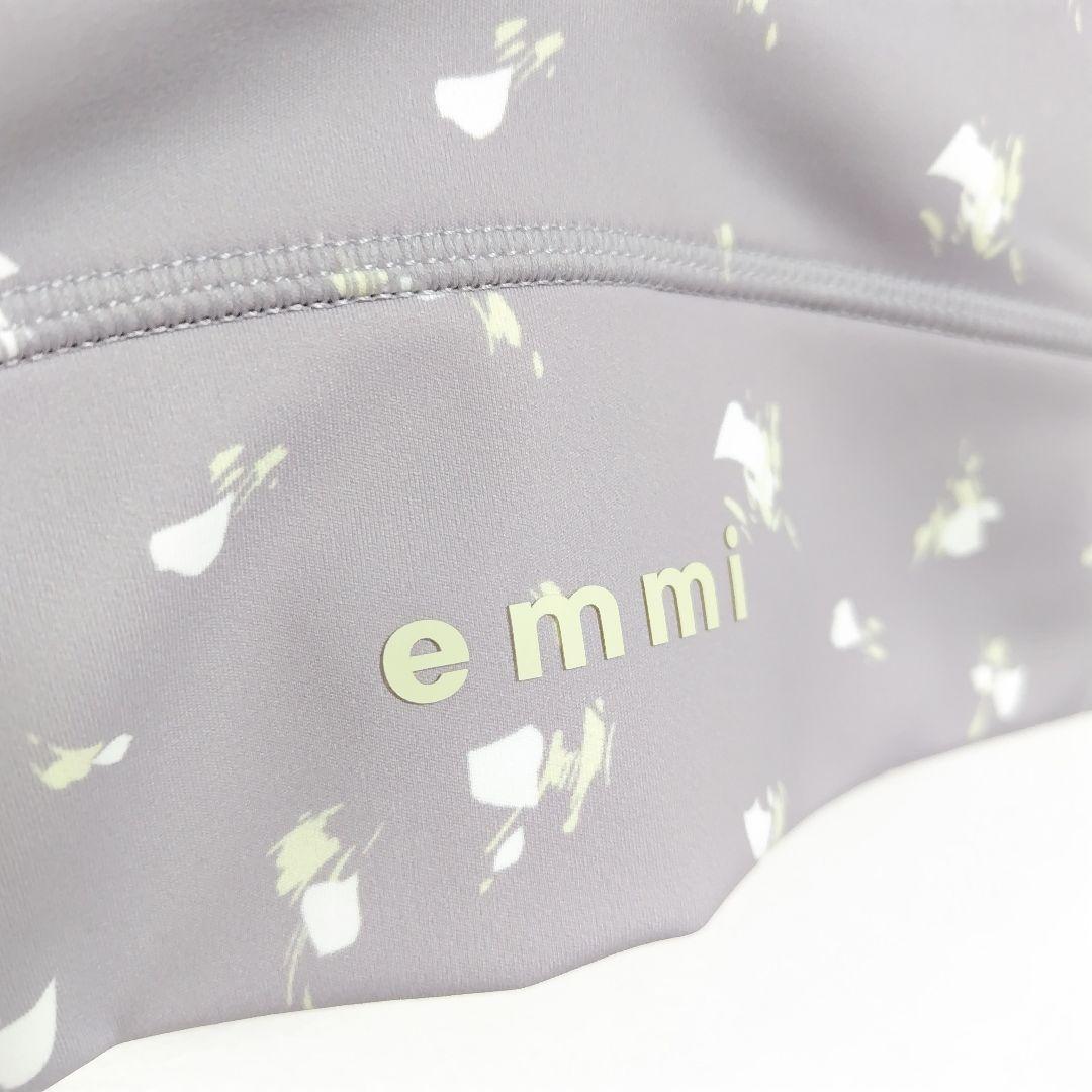 0 エミ ヨガ フラワー柄 ブラトップ ＊ ヨガウェア フィットネス emmi