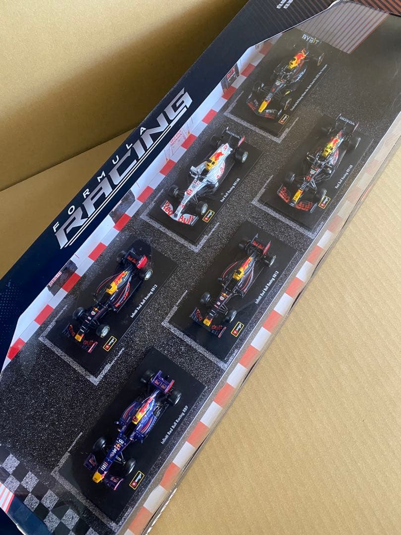 1:43 フォーミュラ1 ダイキャストカー 6個セット レッドブル　F1