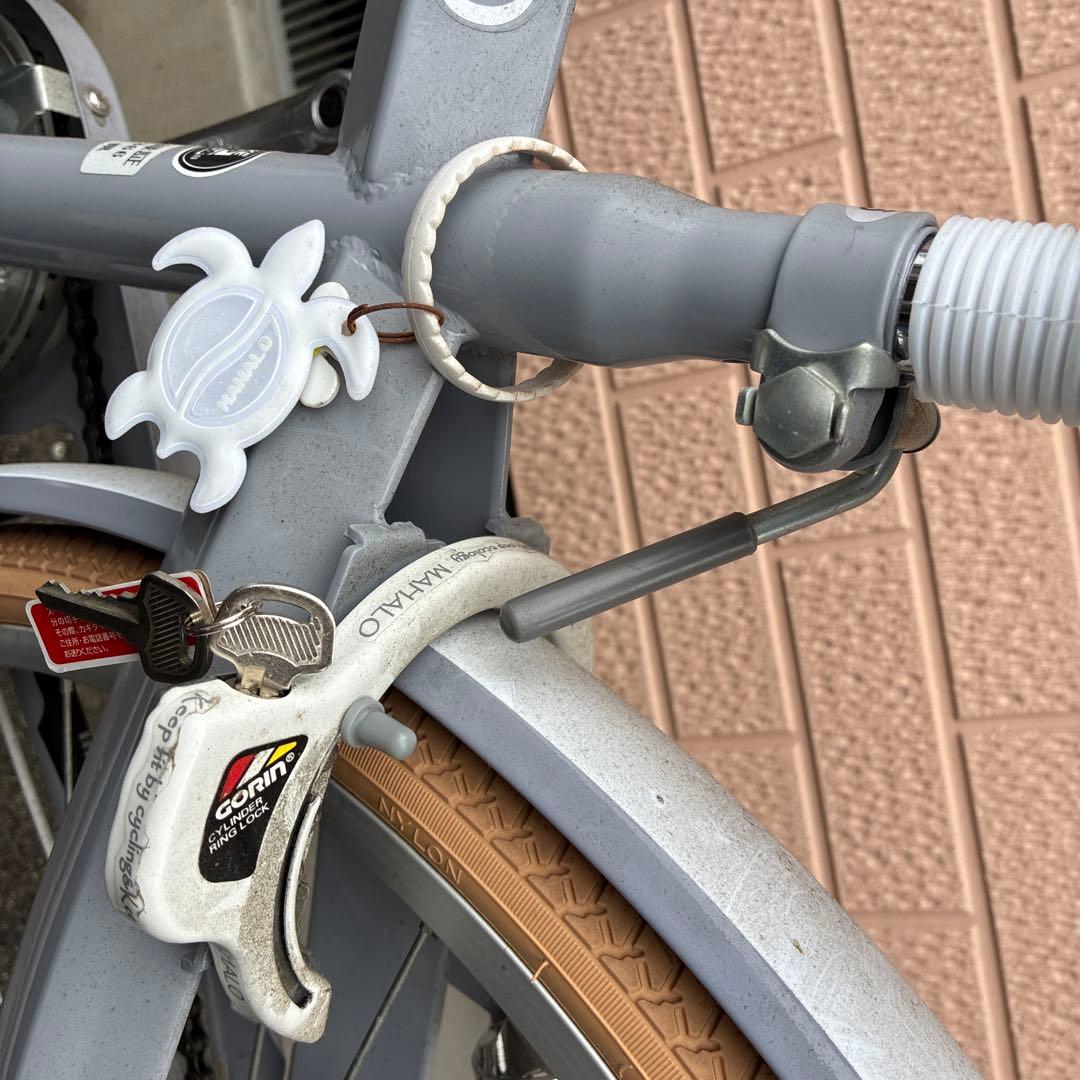 子供用自転車 MAHALO 26型　グレー