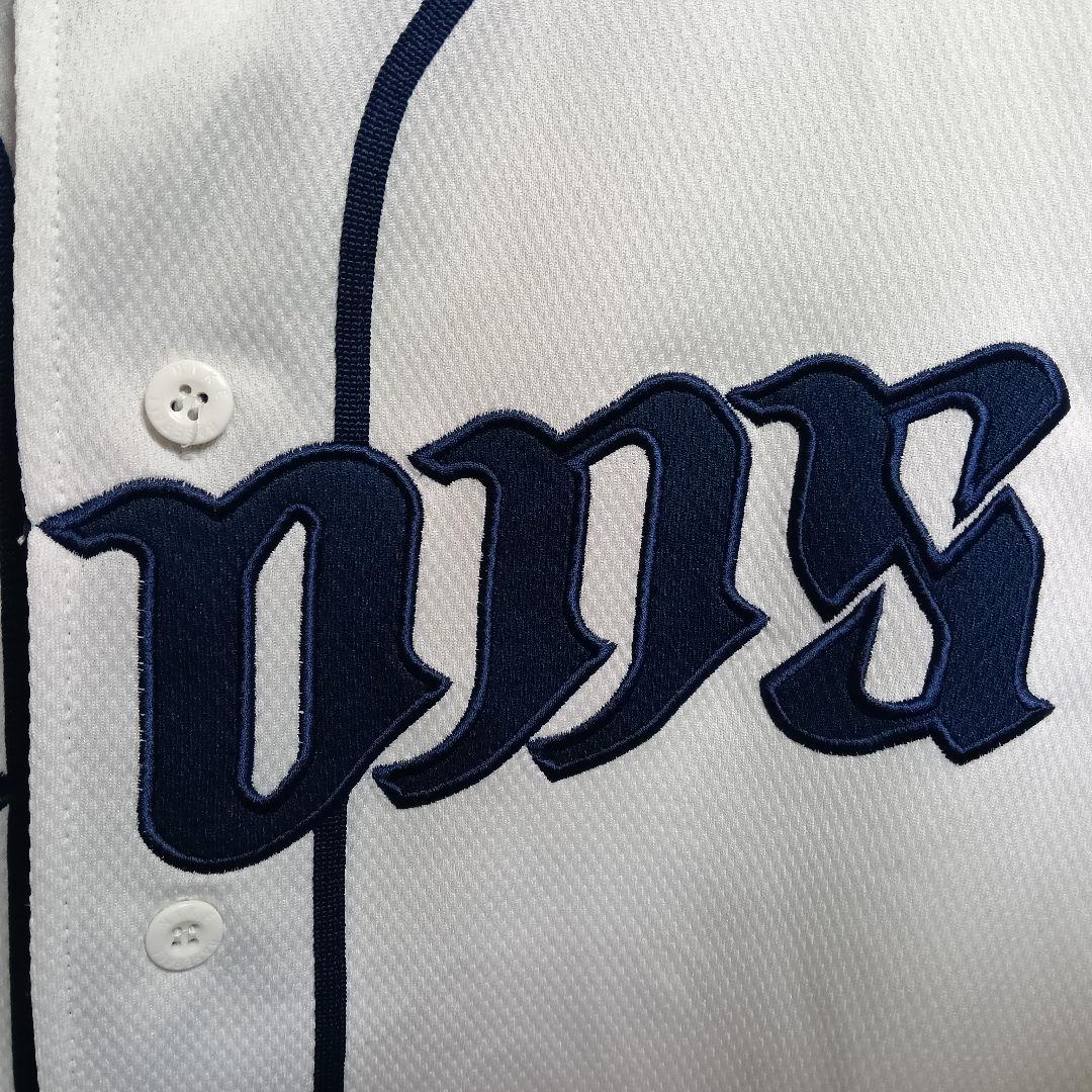 【美品】ナイキ製 西武ライオンズ 脇カット2015ハイクオリティユニフォーム／M