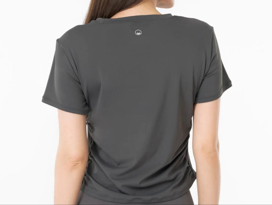 CRONOS ヨガウェアセット Tシャツとレギンス グレー