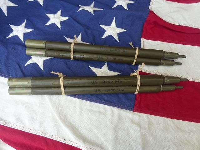 1968” 米軍実物 ナム戦 デッド!　テントポール　6本セット 軍幕 253