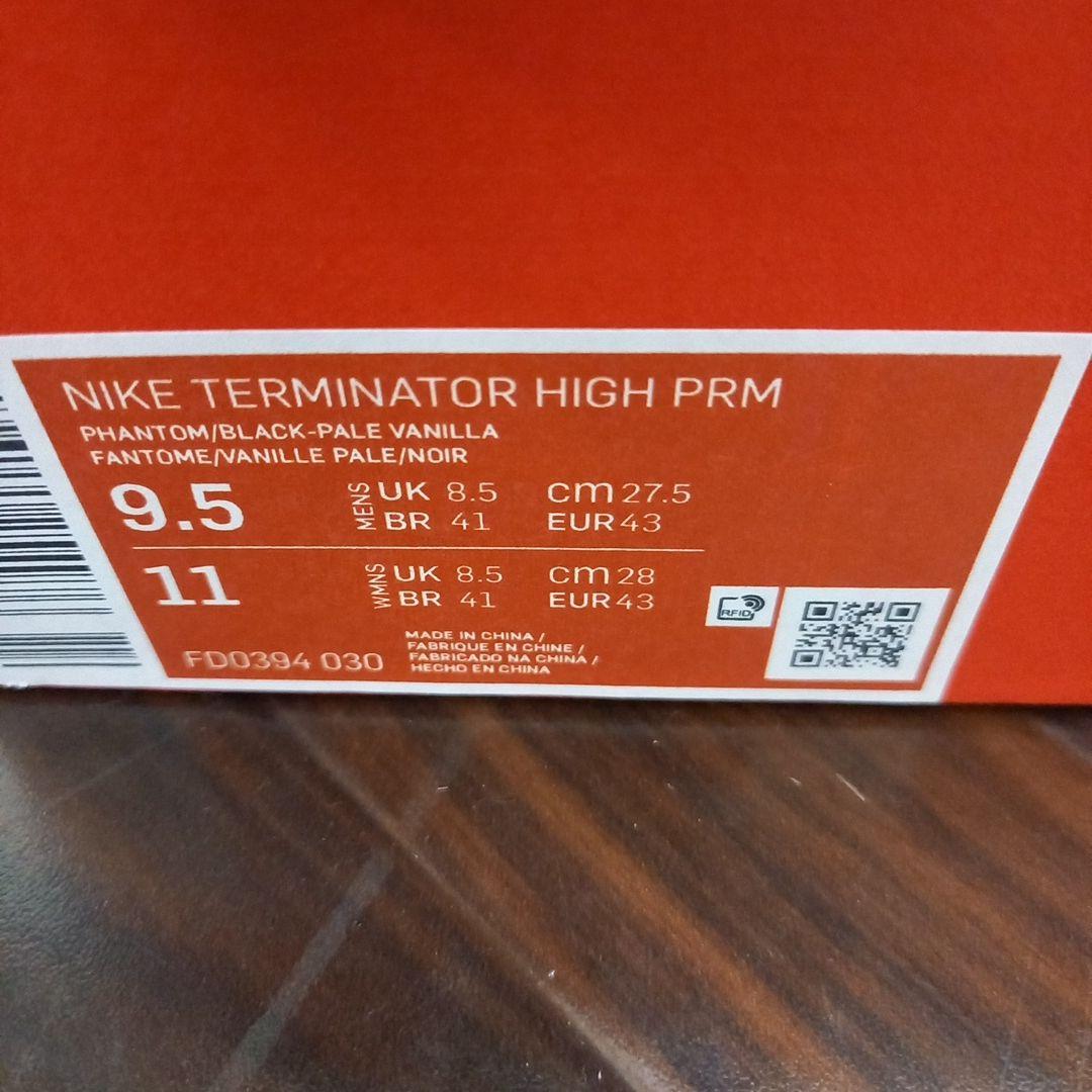 シューズ(男性用) NIKE TERMINATOR HIGH PRM 9.5