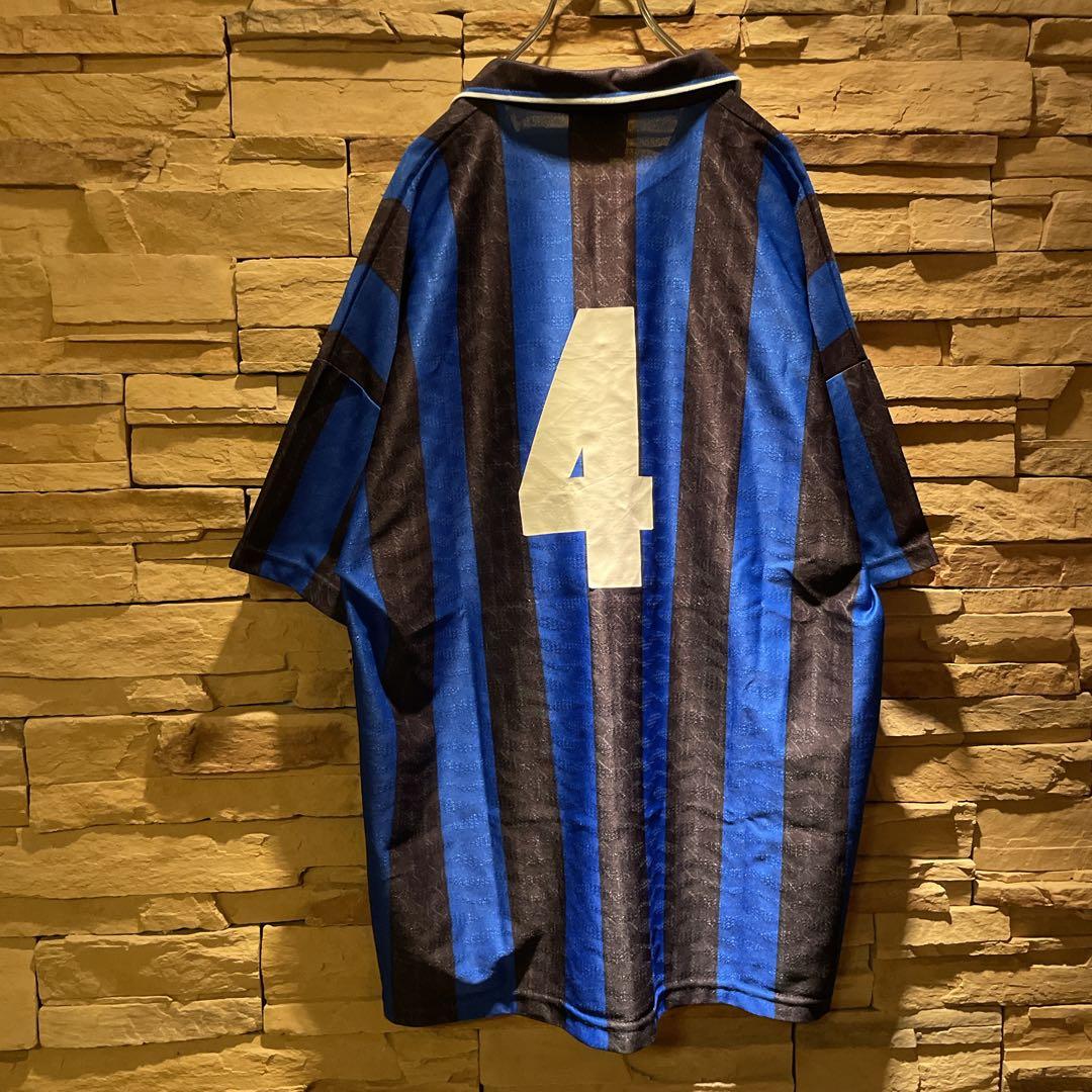 【正規品】UMBRO×インテル 97-98ユニフォーム/#4サネッティ/XL