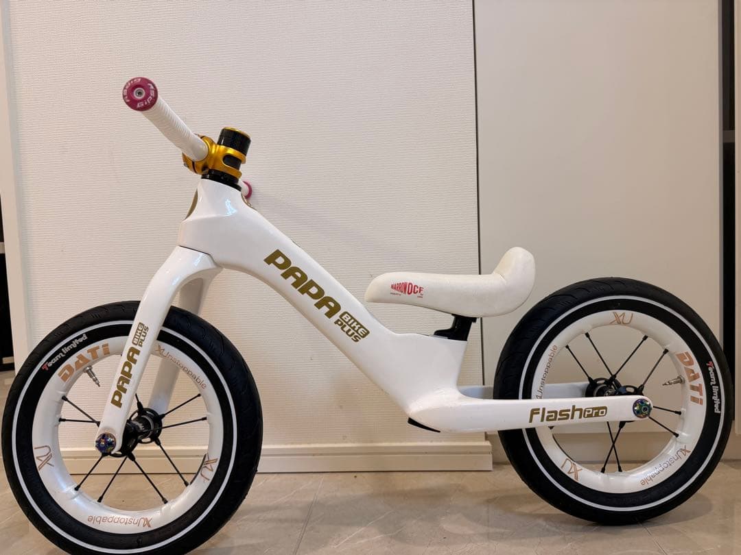 PAPABIKE FLASH PRO　希少！こだわりのホワイトゴールド号☆