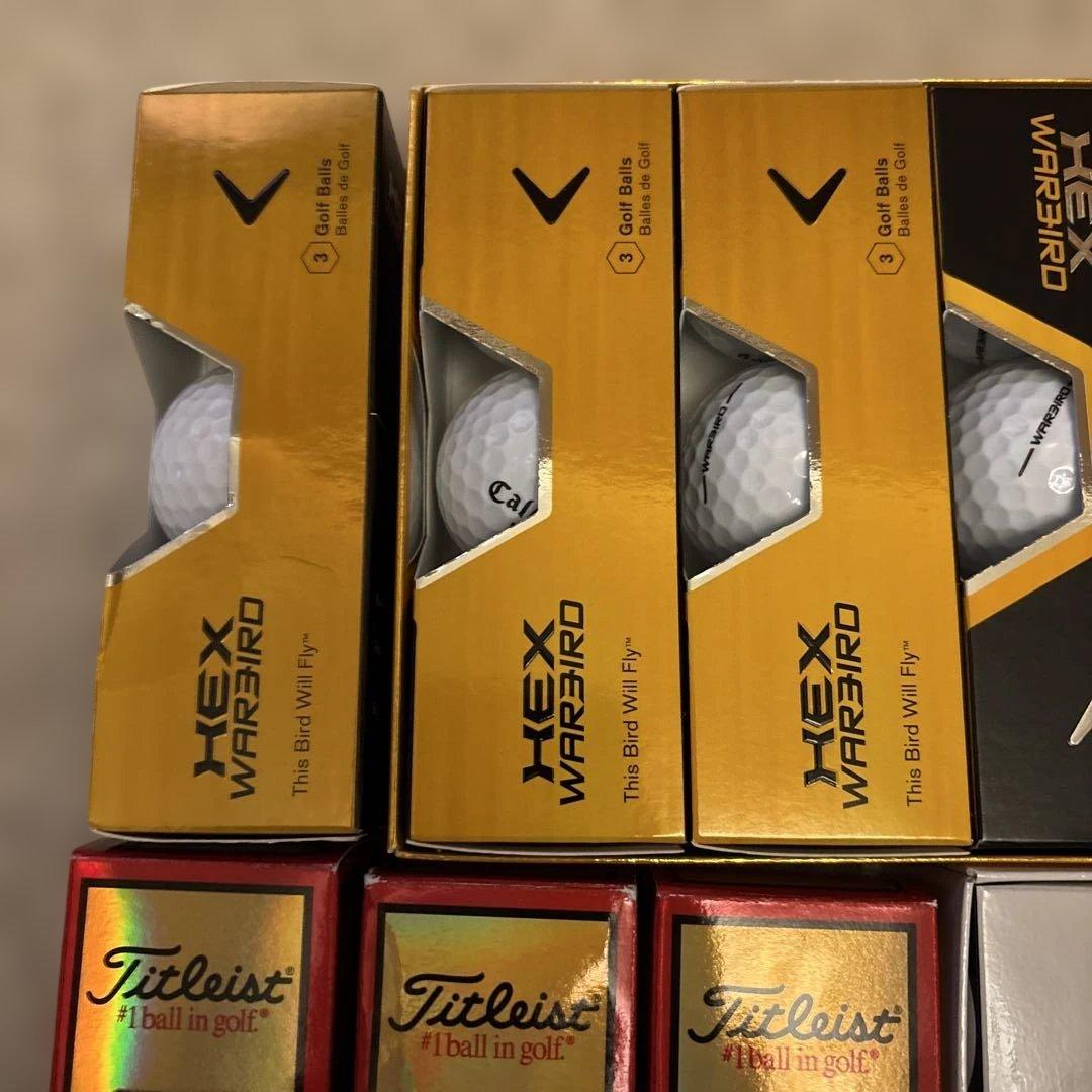 ゴルフボールセット（Titleist, XXIO, モバイルSuica） 45個