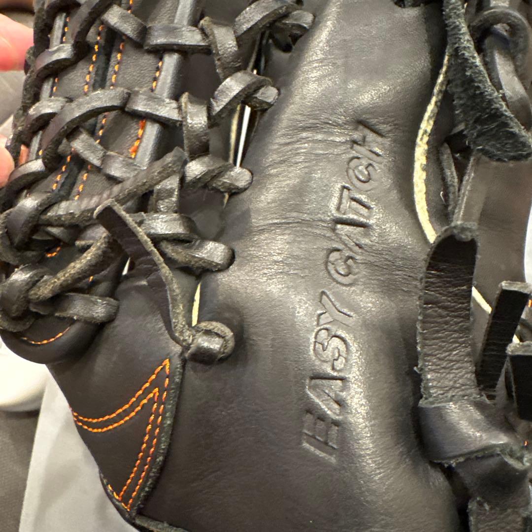 Wilson EZC軟式野球グローブ 黒　少年野球　外野手用