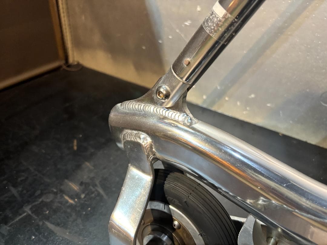 C17 折りたたみ自転車 JD RAZER JD Bike　鏡面仕上シルバー