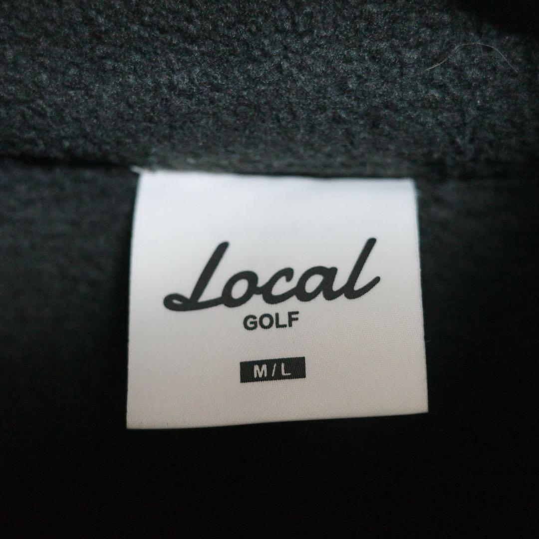 Local GOLF　Small Box Logo Fleece VEST 黒