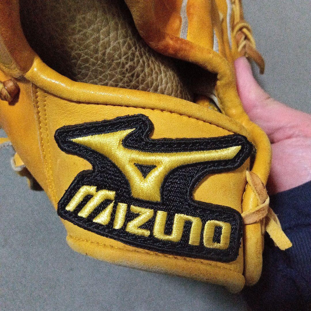MizunoProUSA 左投、外野手向け硬式グローブ ナチュラル