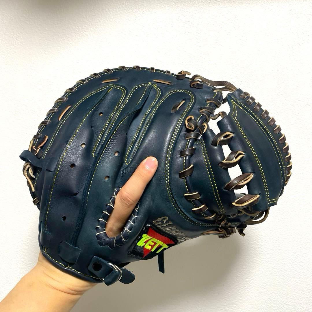 ZETT 読売ジャイアンツ 吉原選手 実使用 硬式 キャッチャーミット