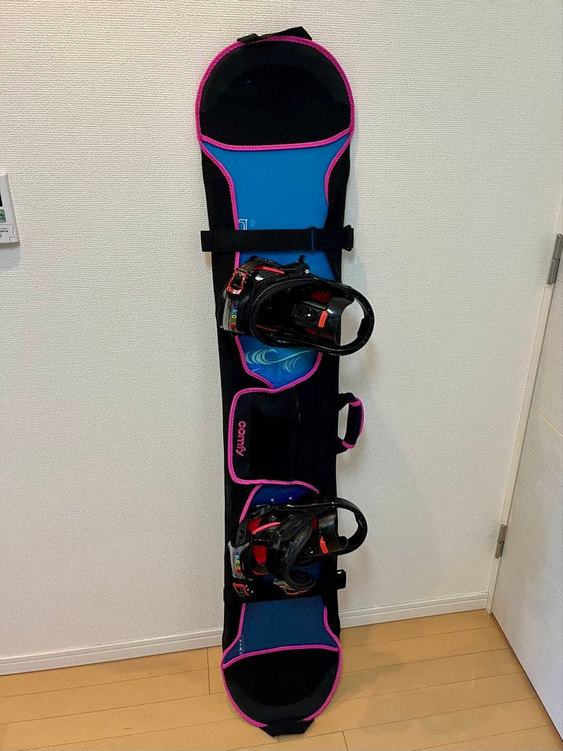 K2×サロモン スノーボードセット 板147cm バインS/M ソールカバー付き