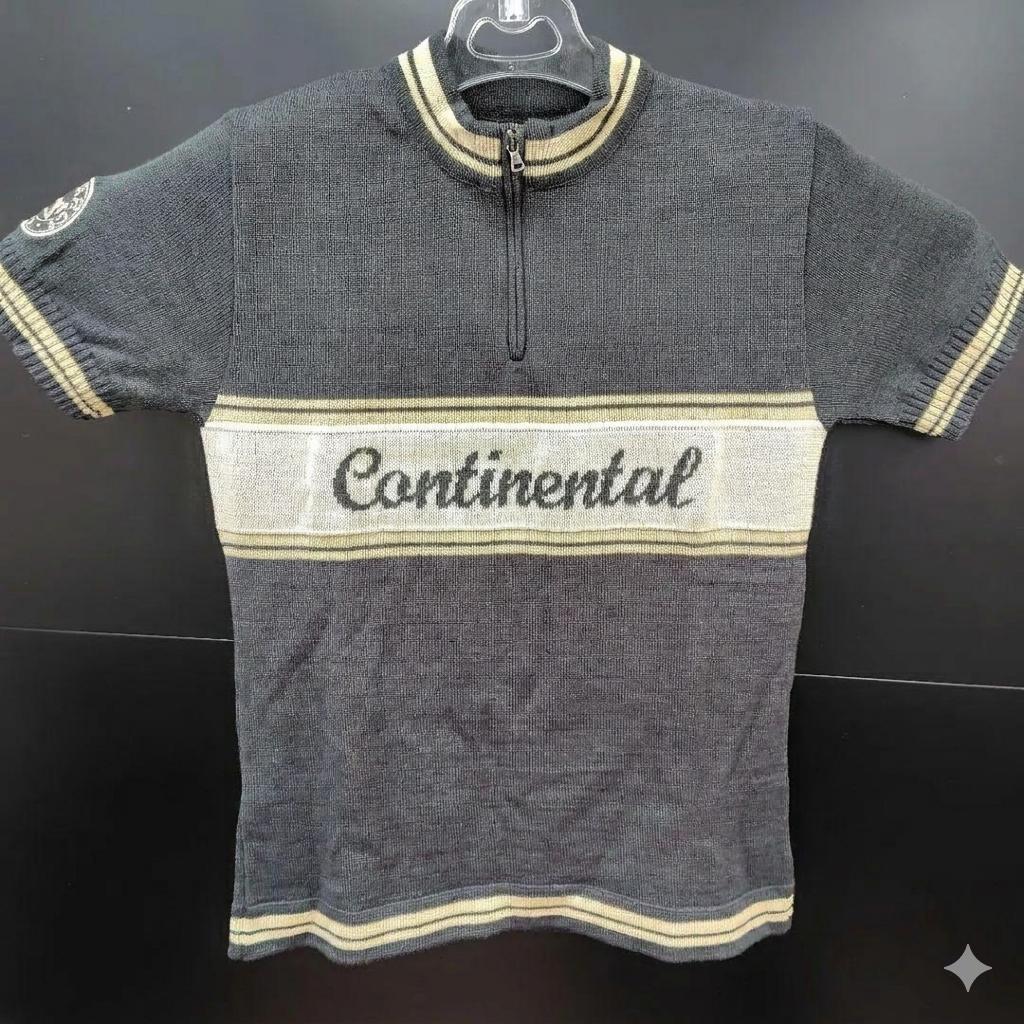 Continental レトロウールジャージ (サムホールあり長袖インナー付き)