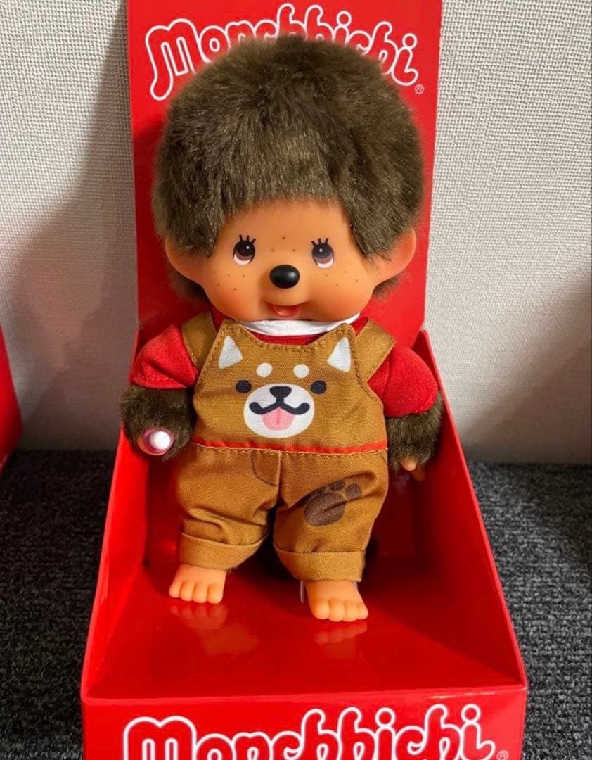 国内初登場　モンチッチ　Monchhichi Animal 柴犬　男の子