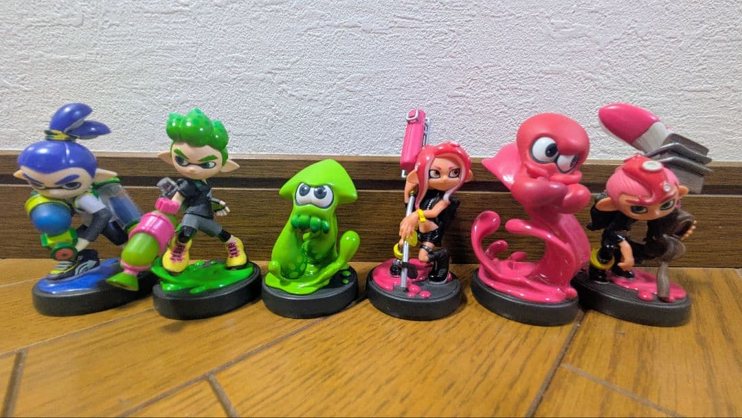amiibo スプラトゥーン 6体セット 初期化済み