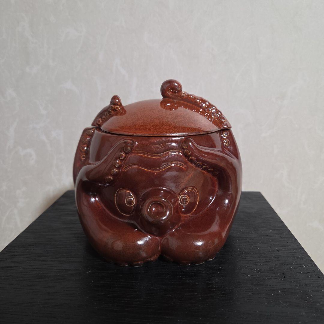 【珍品】陶器製 駅弁容器 躍りたこめし&オリジナルひっぱりだこ飯