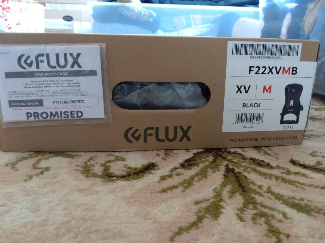 【美品】FLUX XV M ブラック スノーボードビンディング