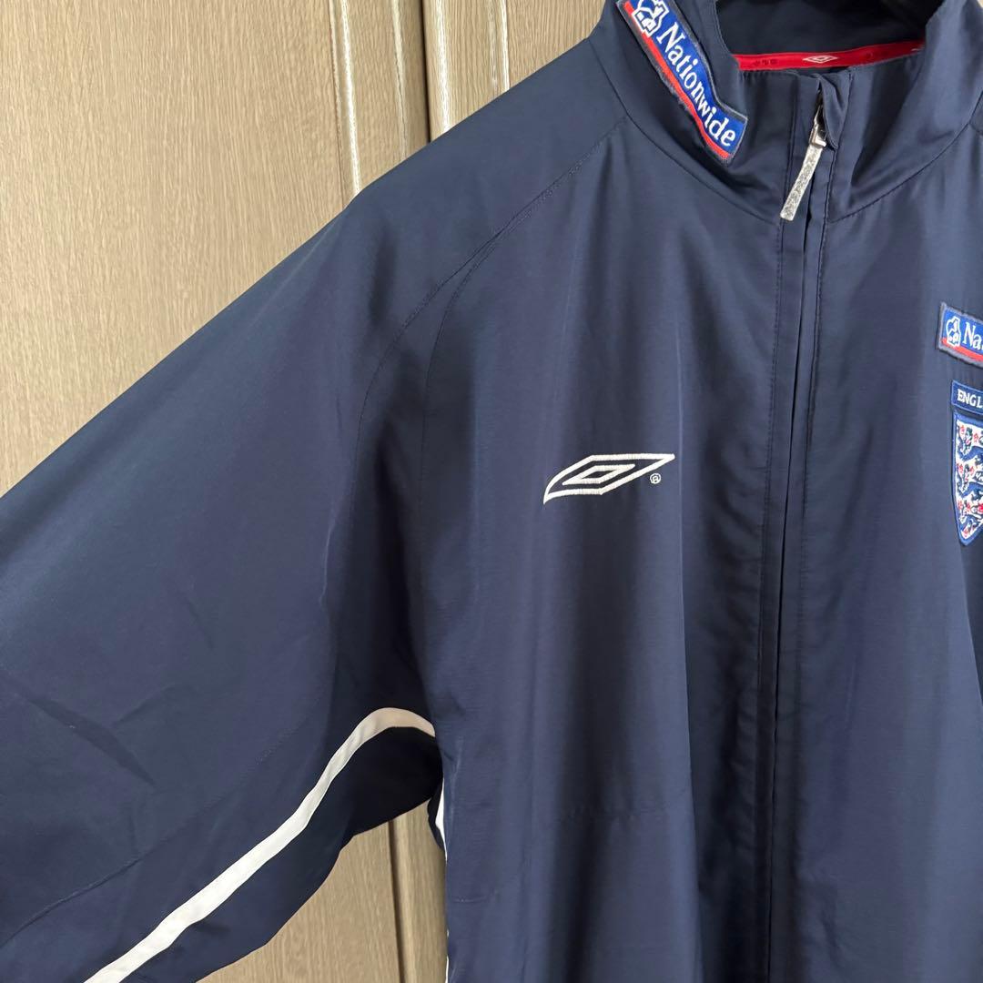UMBRO イングランド代表 トラックジャケット Sサイズ/ネイビー/背面ロゴ