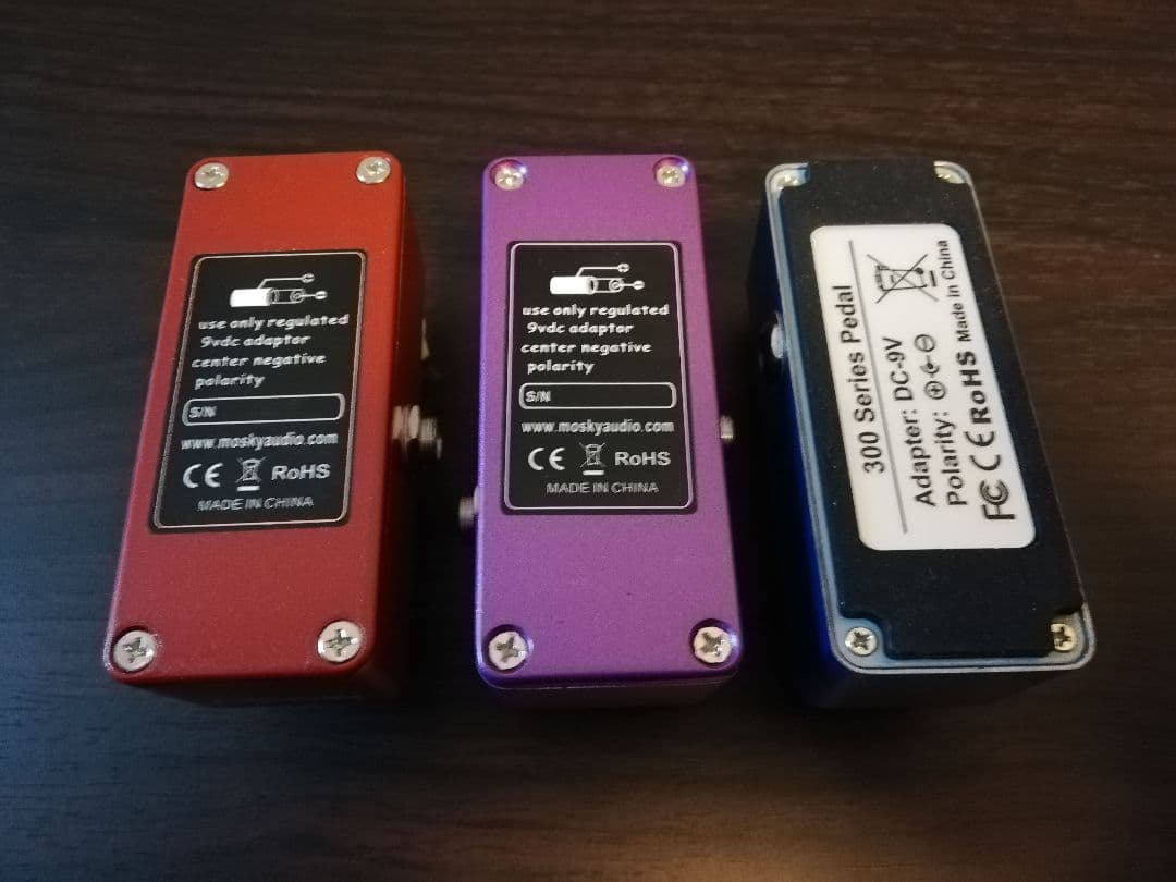 mosky rowin　歪み系エフェクター　3個セット 　まとめ売り