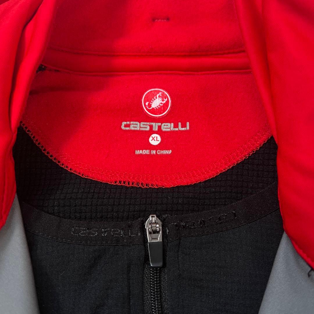 【美品】カステリ サイクリングジャケット ゴアウィンドストッパー XL