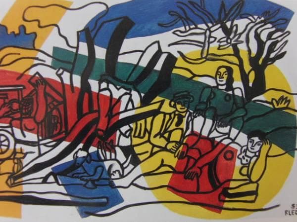Fernand Leger、LA PARTIE DE CAMPAGNE