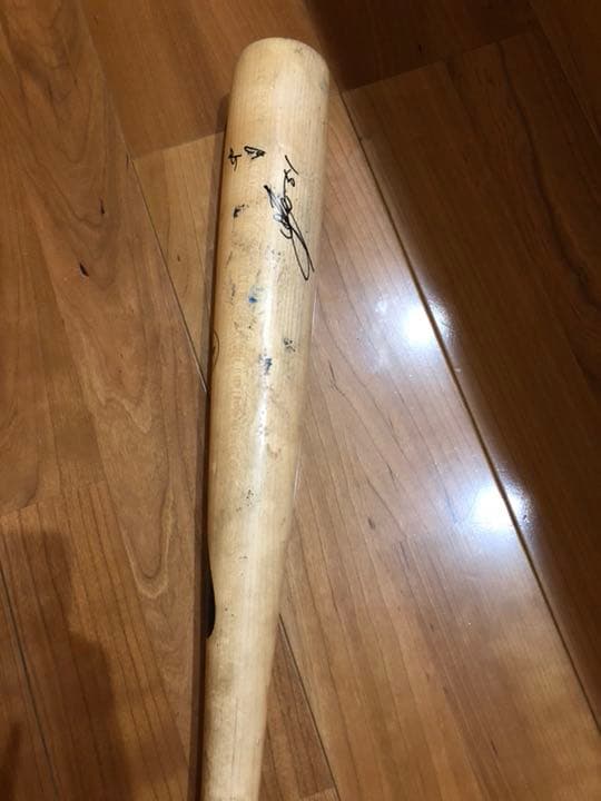 京田陽太 生サインバット 中日ドラゴンズ
