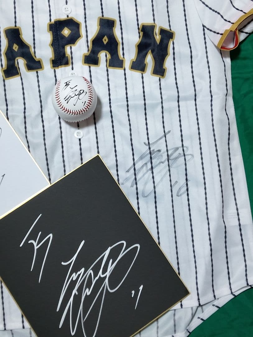 侍ジャパン　大谷翔平　直筆サインユニフォーム　ボール　色紙　WBC