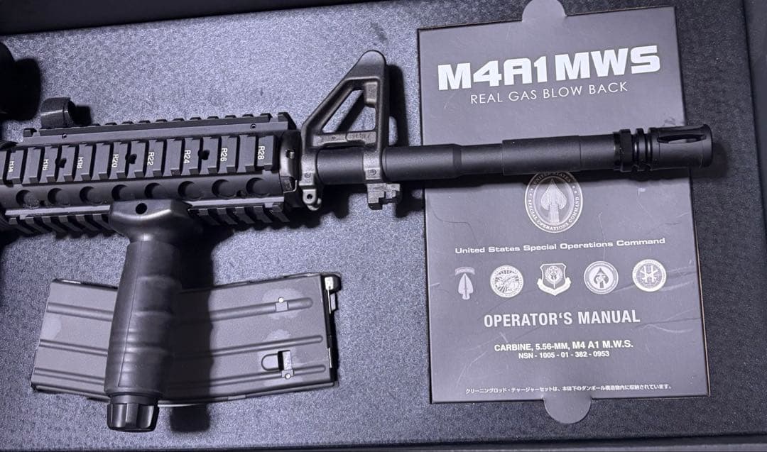 送料込！ほぼ未使用　東京マルイ　MWS ガスガン　ガスブローバック
