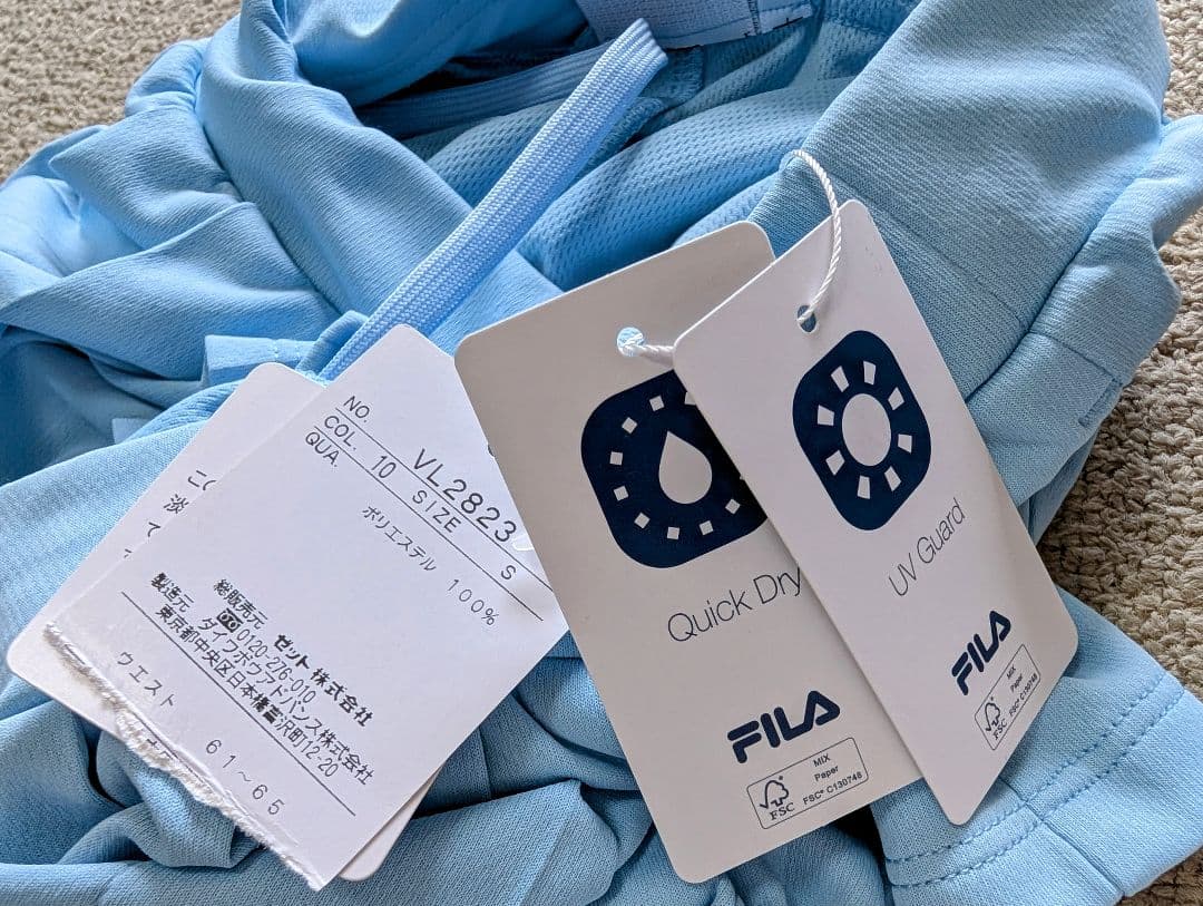 最終価格！新品　FILA　テニスウェア　セットアップ　ゲームシャツ