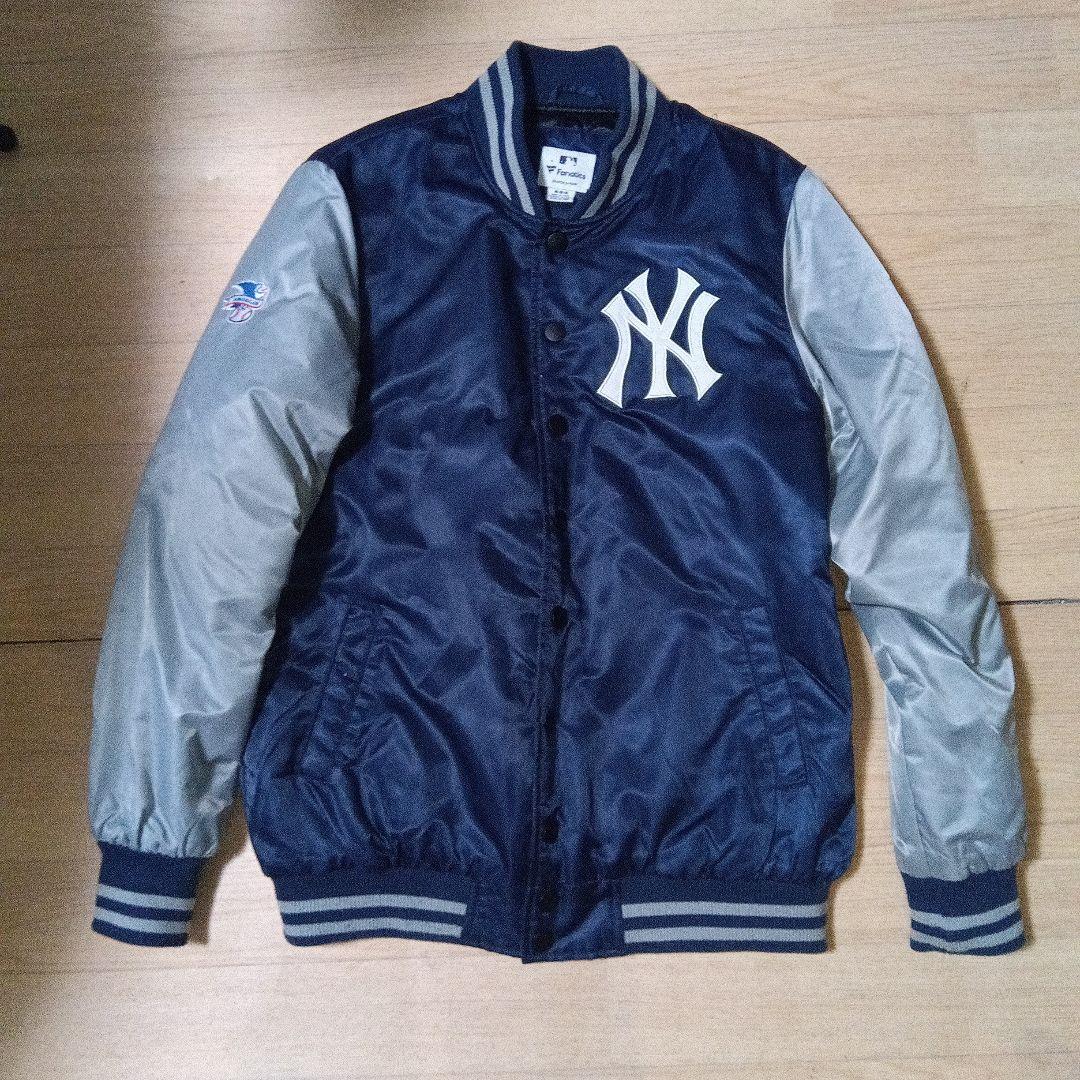 New York Yankees ジャケット ネイビー/シルバー