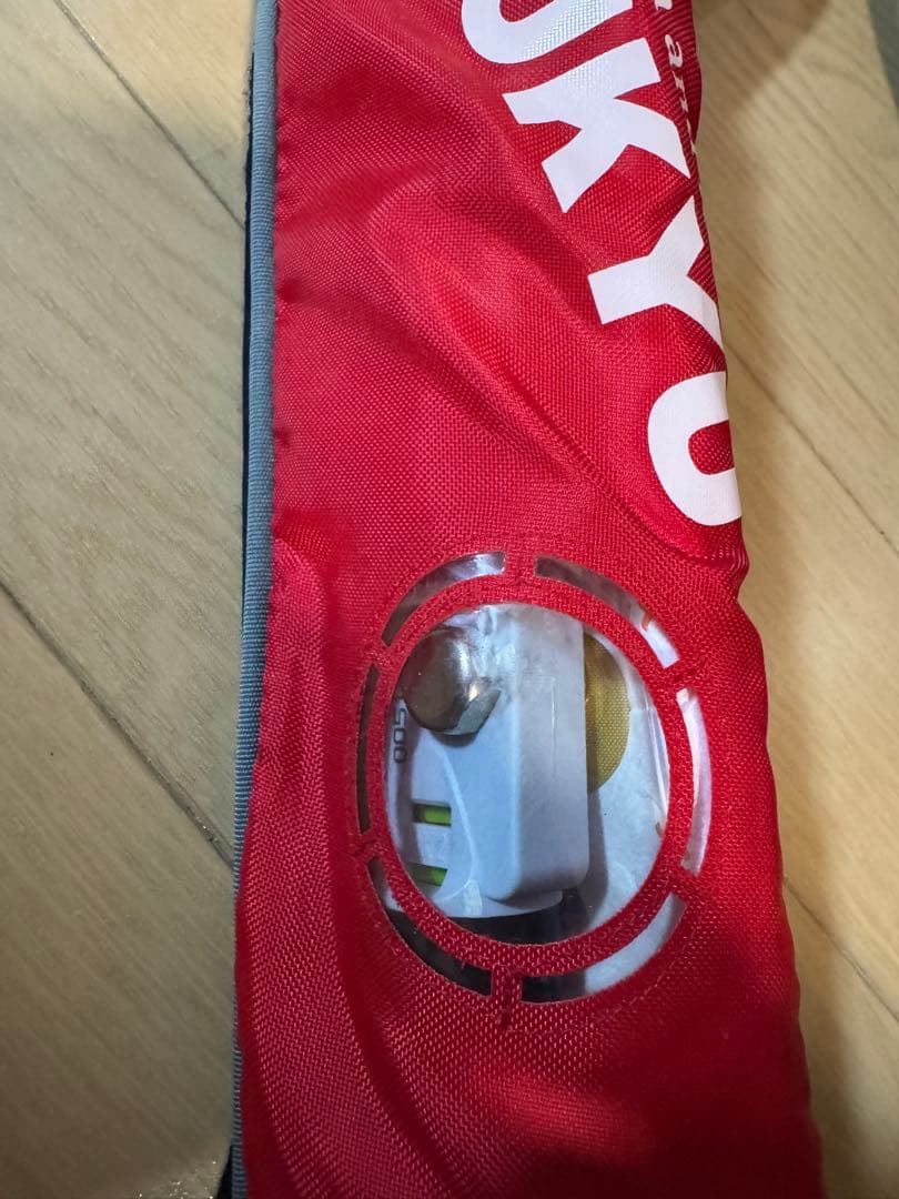 MARUKYU TK-2420 ライフジャケット レッド サクラマーク ほつれ有