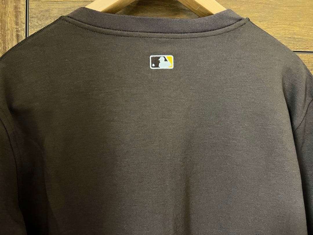 選手支給モデル パドレス ハーフジップシャツ サイズL 新品タグ付