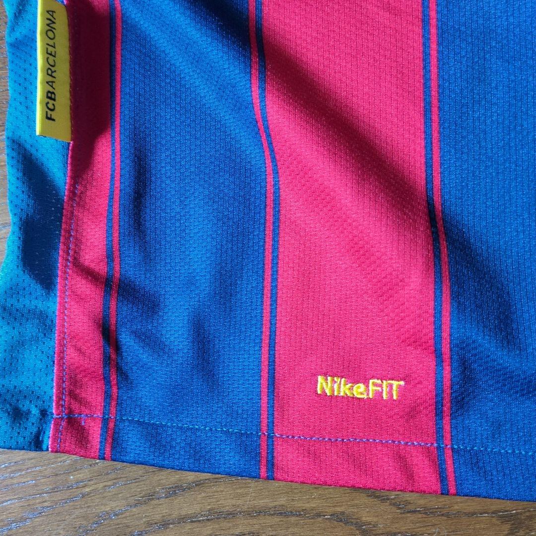 【激レア廃盤】FC バルセロナ NIKE ユニフォーム 刺繍ロゴ サッカー L
