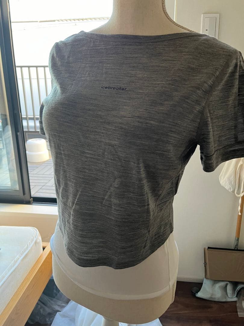 Icebreaker アイスブレイカー　クロップッド丈Tシャツ